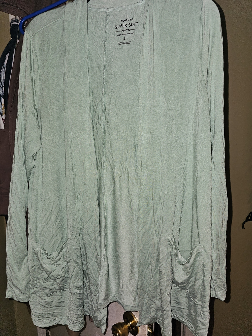 torrid Mint Open-Front Super Soft Knit Cardigan